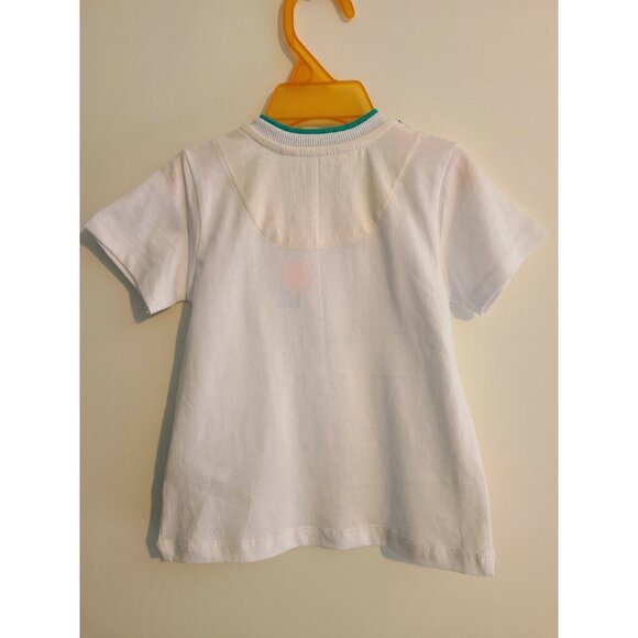 Kanz Toddler T Shirt White Jack On Tour New With Tag 12M - Picture 2 of 2